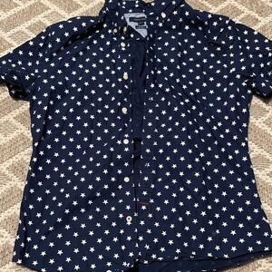 Tommy Hilfiger Dark Blue Star Pattern Shirt